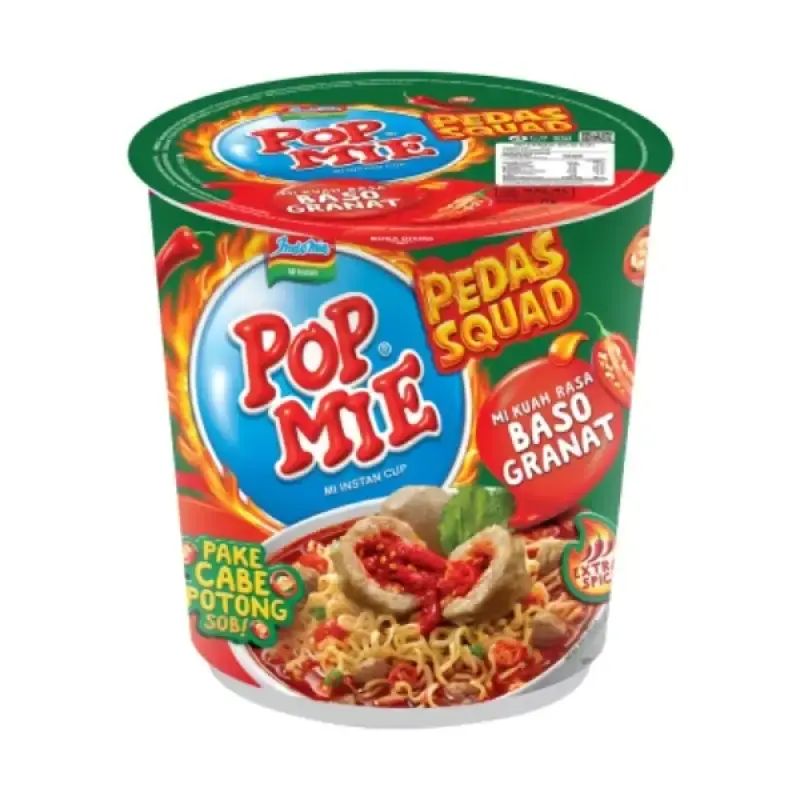 POP MIE PEDAS BASO GRANAT