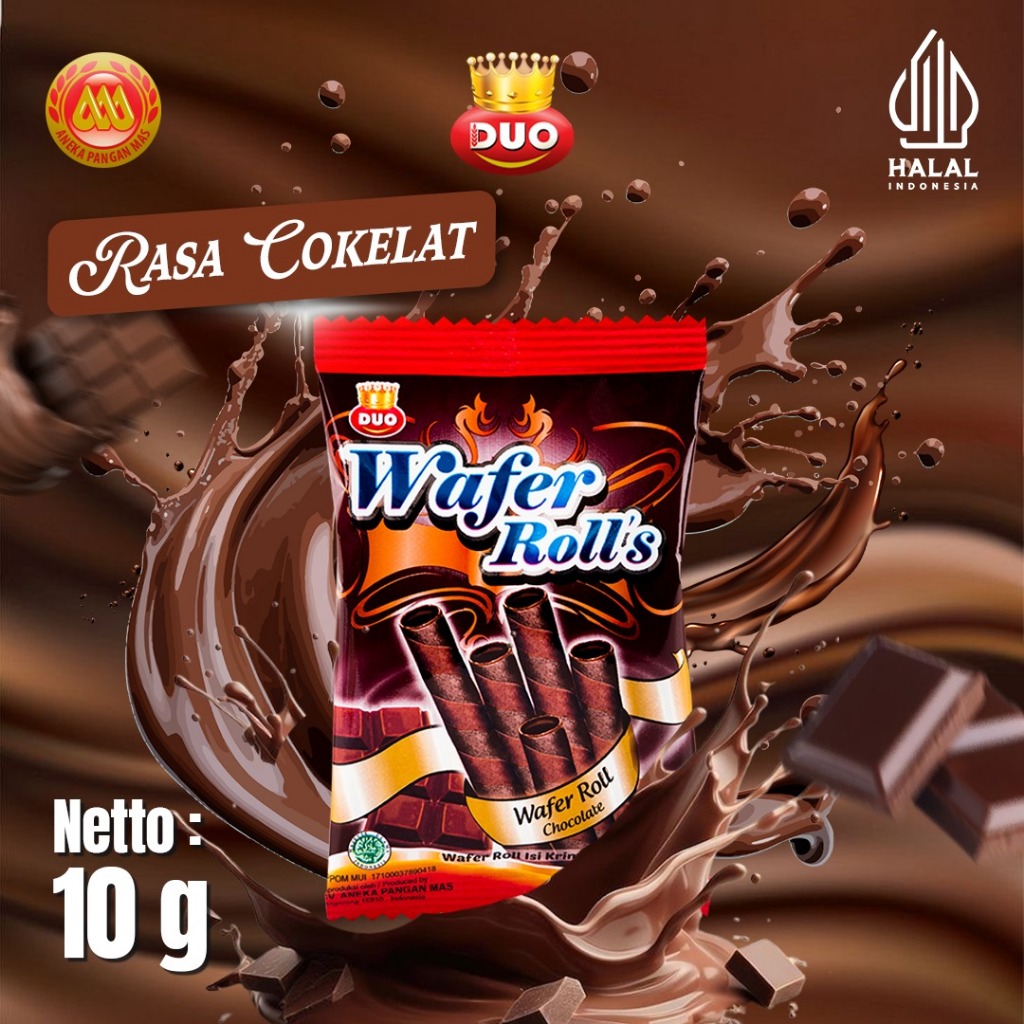 WAFER ROLL COKLAT